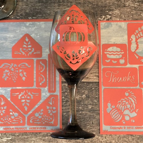 Pumpkin Patch Wine Glasses